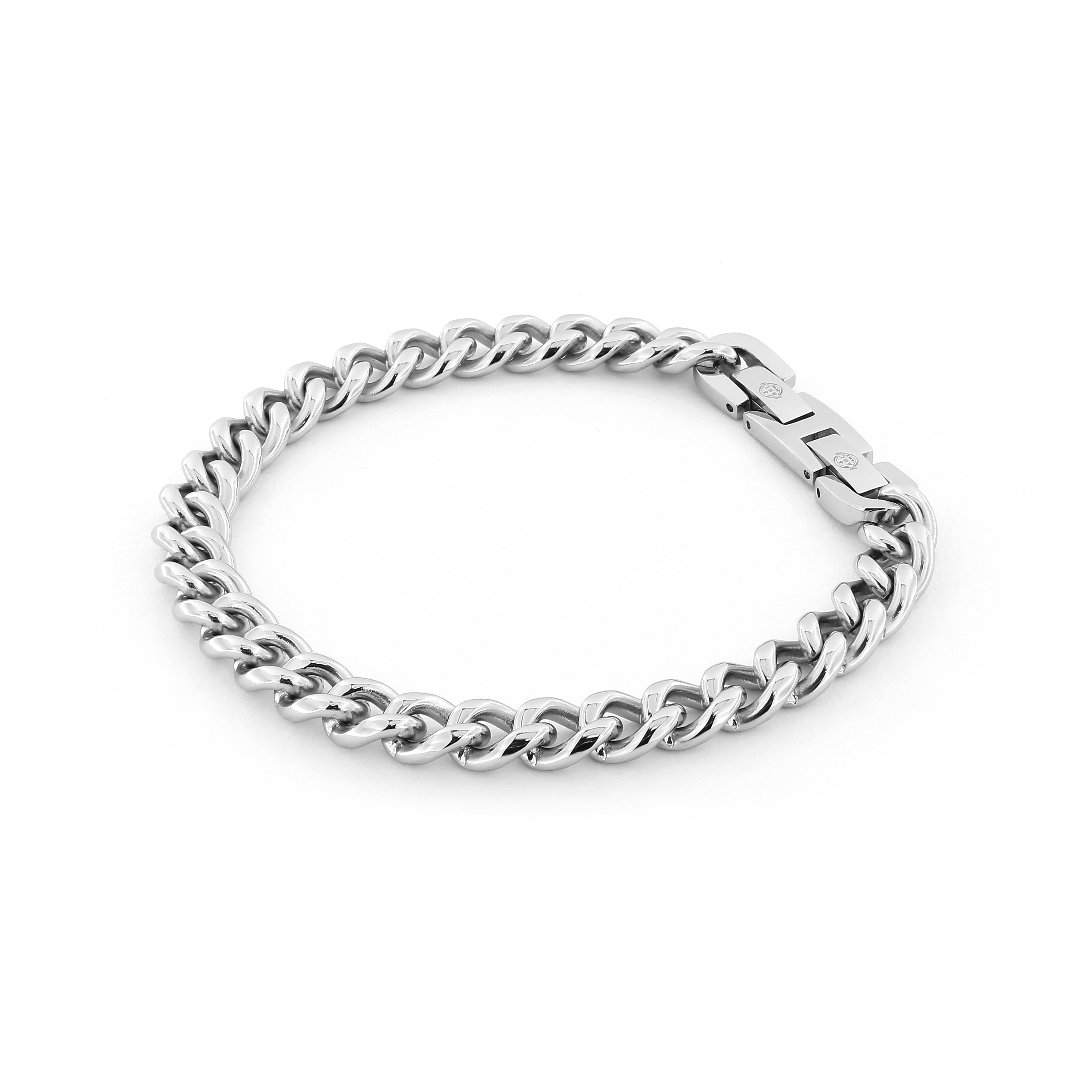 Pulseira Homem Identity Bold Prateada