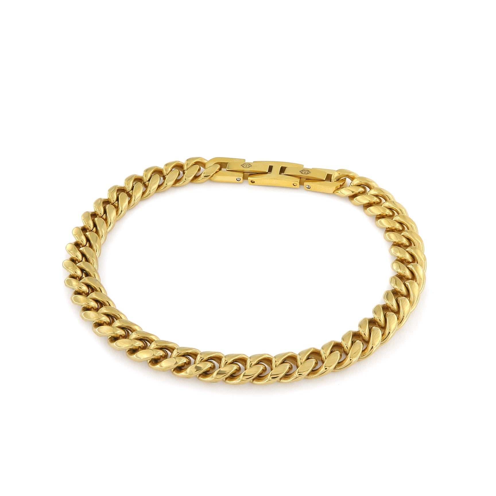 Pulseira Homem Statement Dourada